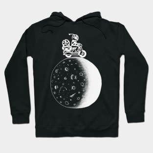 Driving on the moon Hoodie